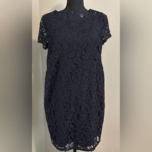 Navy Blue lace dress